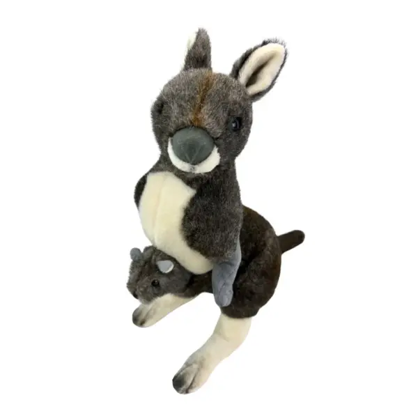 Tess - Kangaroo with baby - 34 cm - Image 5