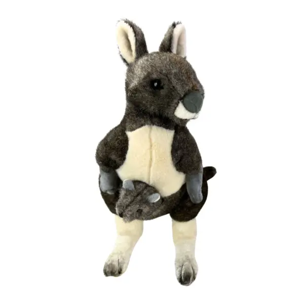 Tess - Kangaroo with baby - 34 cm - Image 4